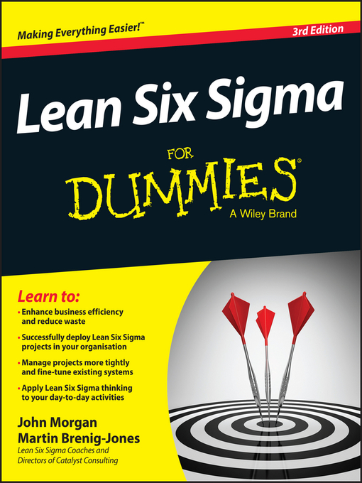Title details for Lean Six Sigma for Dummies by John Morgan - Available